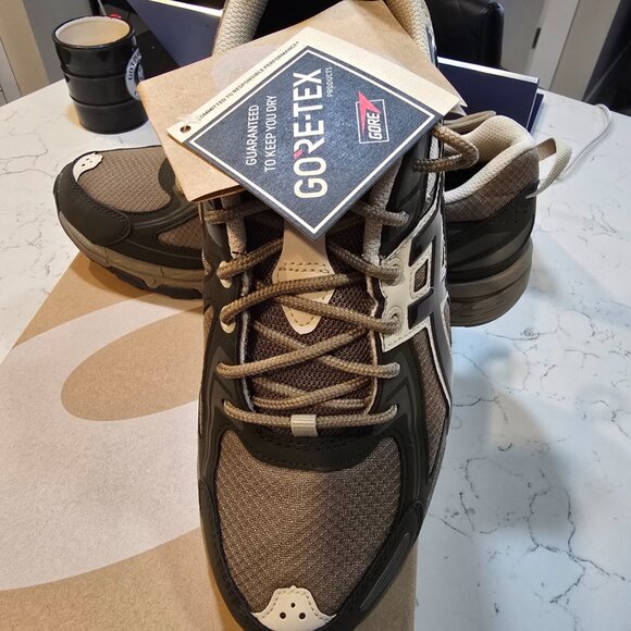 ASICS Gel-Venture 6 GORE-TEX Pepper / Black Coffee Mens Size 8 Trail Hiking NEW - Picture 5 of 16